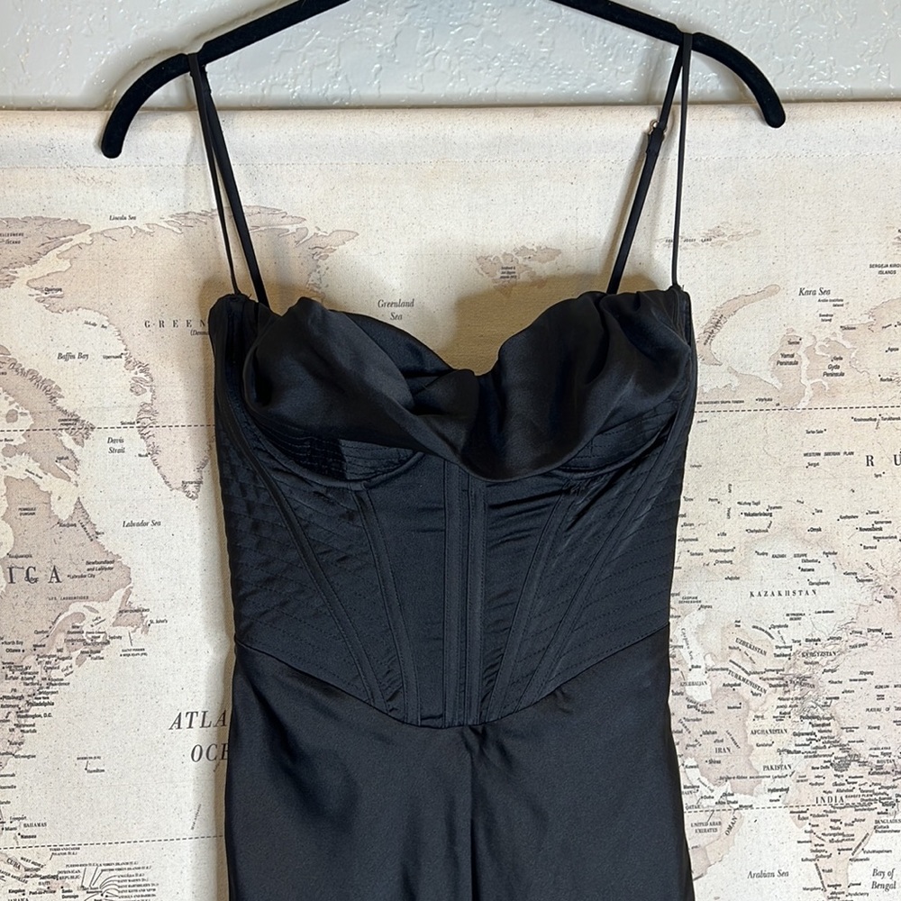 HOUSE OF CB 'Charmaine' Black Corset Maxi Dress NWOT - Picture 17 of 17